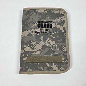 National Guard Digital Camouflage Camo Binder Portfolio Organizer Notepad
